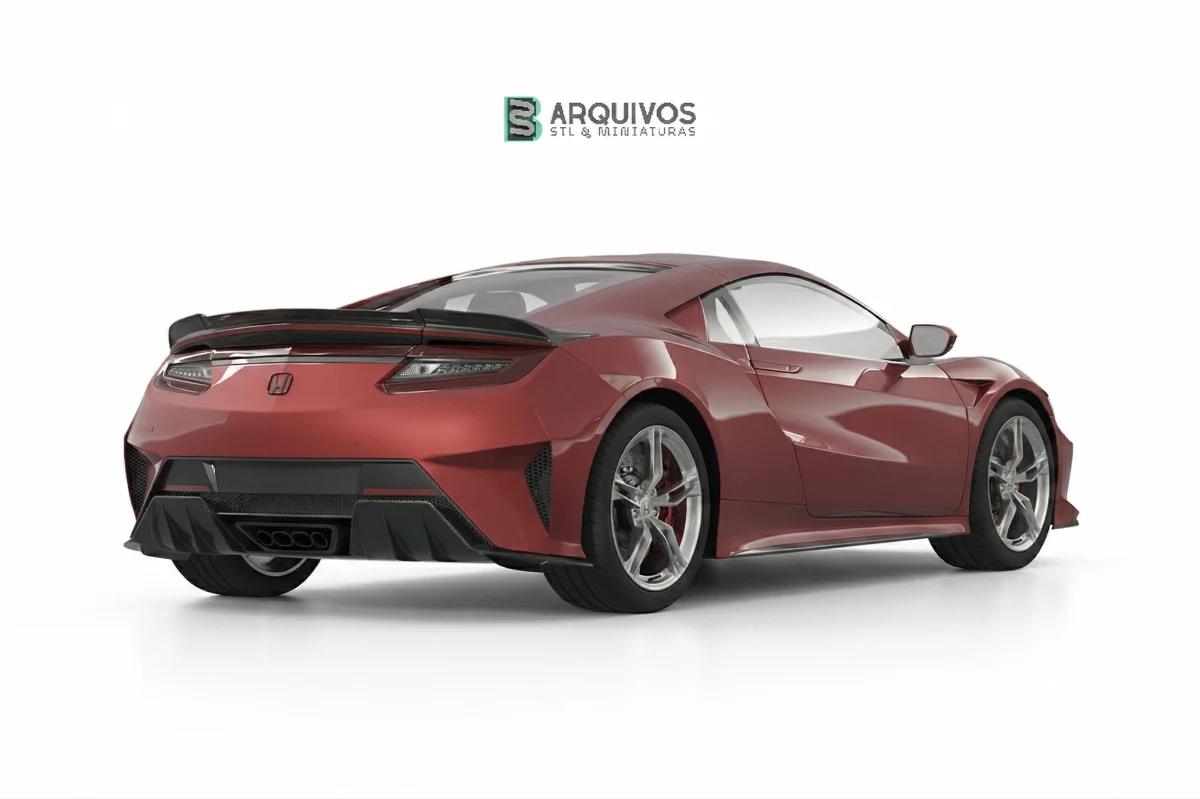 Modelo 3D STL - Honda nsx type s 2022 — foto 5
